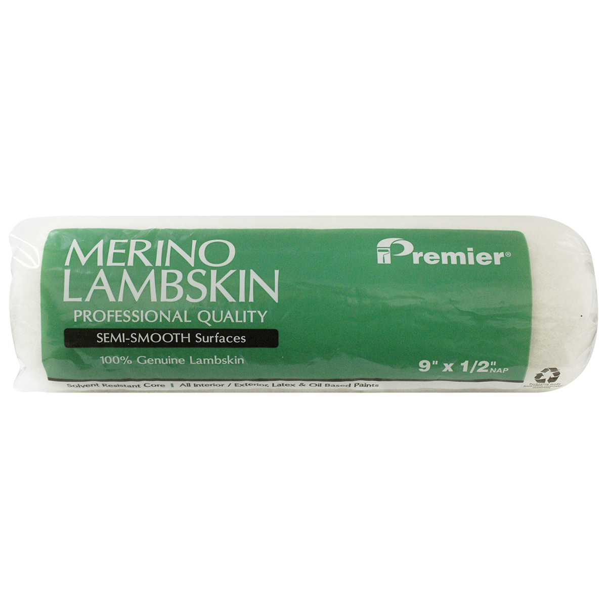 thumbnail image 2 of Wooster Wool Lambskin 9 In. W X 1-1/4 In. Regular Paint Roller Cover 1 2 of 11